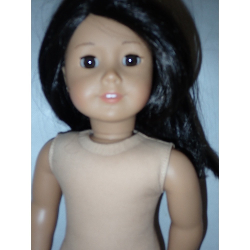 American Girl Doll 2008 Truly Me JLY 25 Pierced Ears Black Hair Brn Eyes Read